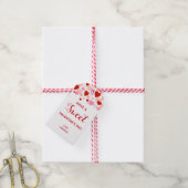 Joyeuse étiquette de cadeau de la Saint-Valentin (Avec de la ficelle)