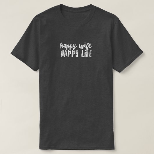 Joyeuse Femme Happy Life T-shirt (Design devant)