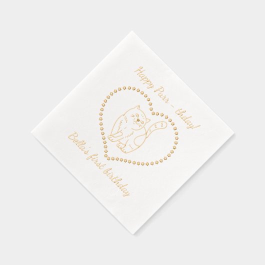 Joyeuse fête d'anniversaire de chats (Droite)