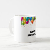 "Joyeuse fête d'anniversaire Mug (Devant gauche)