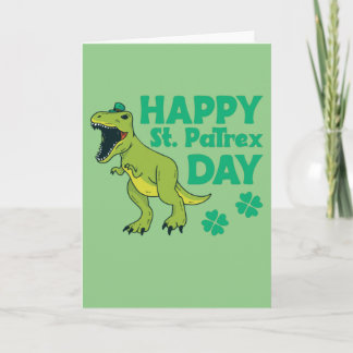 Joyeuse fête de la Saint Patrex Carte de jeu de mo