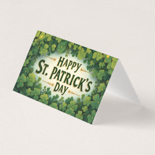 Joyeuse fête de la Saint-Patrick Art de trèfle