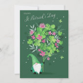 Joyeuse fête de la Saint-Patrick Carte de vœux irl (Devant)