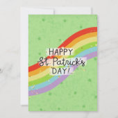 Joyeuse fête de la Saint-Patrick Carte de vœux irl (Devant)