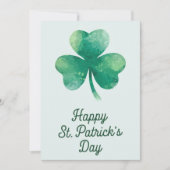 Joyeuse fête de la Saint-Patrick Carte de vœux irl (Devant)