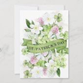 Joyeuse fête de la Saint-Patrick Carte de vœux irl (Devant)