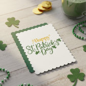 Joyeuse fête de la Saint-Patrick Carte de vœux irl