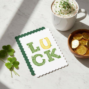 Joyeuse fête de la Saint-Patrick Carte de vœux irl