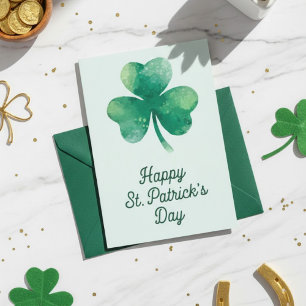 Joyeuse fête de la Saint-Patrick Carte de vœux irl