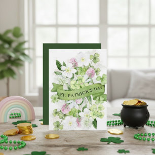 Joyeuse fête de la Saint-Patrick Carte de vœux irl