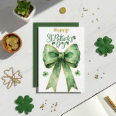 Joyeuse fête de la Saint-Patrick Carte de vœux irl