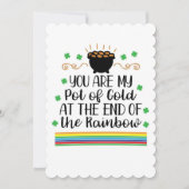 Joyeuse fête de la Saint-Patrick Carte de vœux irl (Devant)