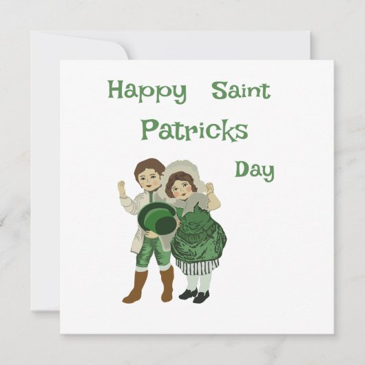 Joyeuse fête de la Saint-Patrick Carte Postale (Devant)