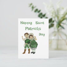 Joyeuse fête de la Saint-Patrick Carte Postale