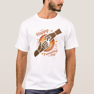 Joyeuse fête de l'amitié T-shirt Célébrer avec sty