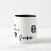 Joyeuse fête des Galentines Mug rouge et noire (Centre)
