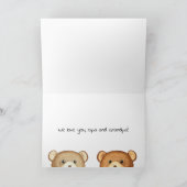 "Joyeuse Fête des grands-parents" Carte Bears Two (Intérieur)