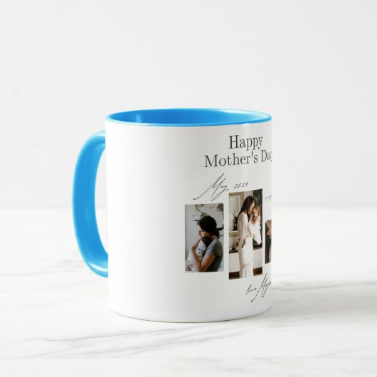 Joyeuse Fête des Mères 2025 Mug Amour (Devant gauche)
