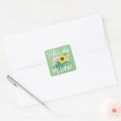 Joyeuse Fête Des Mères Autocollant Carré (Enveloppe)