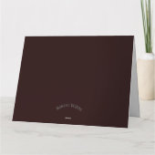 Joyeuse fête des mères avec carte de vœux pliée de (Dos)