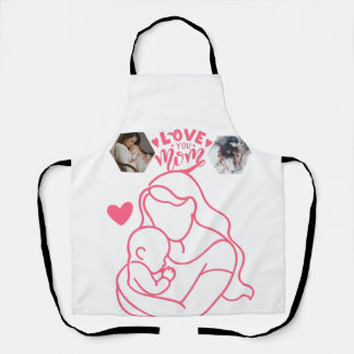 Joyeuse fête des Mères. Cadeau de tablier pour vot