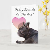 Joyeuse fête des mères Carte de salutation des bul (Fleur jaune)