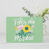 Joyeuse Fête des Mères Carte de Vœux (Debout devant)