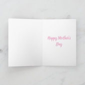Joyeuse fête des Mères Carte de vœux 3D (Intérieur)
