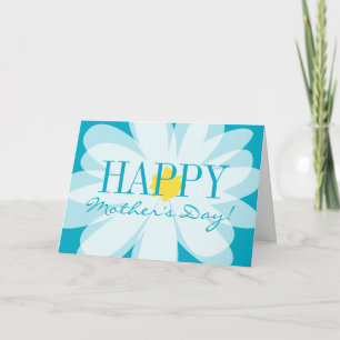 Joyeuse fête des Mères carte de vœux florale migno