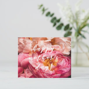 Joyeuse Fête des Mères ! Carte postale élégante au