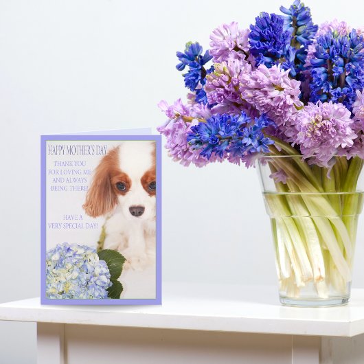 Joyeuse fête des Mères Cavalier avec carte d'horte