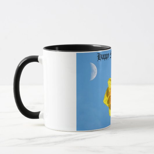 Joyeuse fête des mères Daffodils fleurs Mug (Gauche)
