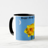 Joyeuse fête des mères Daffodils fleurs Mug (Devant gauche)