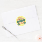 Joyeuse fête des mères Étiquette floral (Enveloppe)