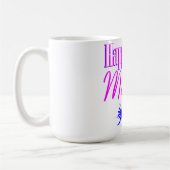 Joyeuse Fête des Mères Fleur de café Mug (Gauche)