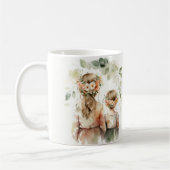 Joyeuse Fête des Mères Fleurs Filles Mug (Gauche)