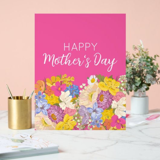 Joyeuse Fête des Mères Floral Blooms (Mariage)
