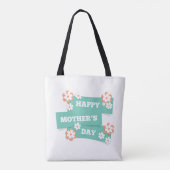 Joyeuse Fête des Mères Florale | SAC FOURRE-TOUT (Dos)