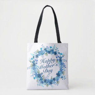 Joyeuse Fête des Mères Hiver Floral Sac fourre-tou