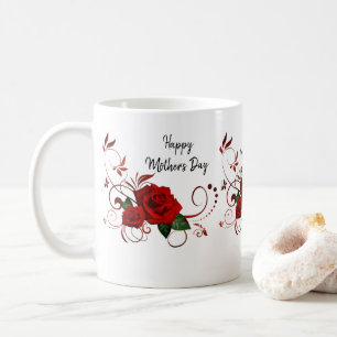 Joyeuse fête des mères Mug rouge rose