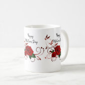 Joyeuse fête des mères Mug rouge rose (Devant droit)