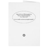 Joyeuse fête des mères, Orchidée rayonnante photo (Dos)