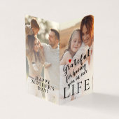 Joyeuse fête des mères personnalisée 2 photos et t (Outside)