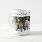 Joyeuse fête des mères Photo Café Mug (Devant gauche)
