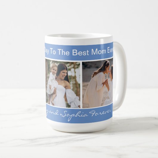 Joyeuse fête des mères Photo Café Mug (Devant droit)