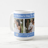 Joyeuse fête des mères Photo Café Mug (Devant gauche)