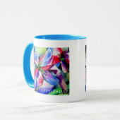 Joyeuse fête des mères Printemps Azalea tasse de f (Devant gauche)