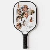 Joyeuse fête des Mères Raquette de Pickleball (Recto)