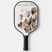 Joyeuse fête des Mères Raquette de Pickleball (Verso)