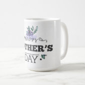 Joyeuse Fête des Mères Tasse à café (Devant droit)